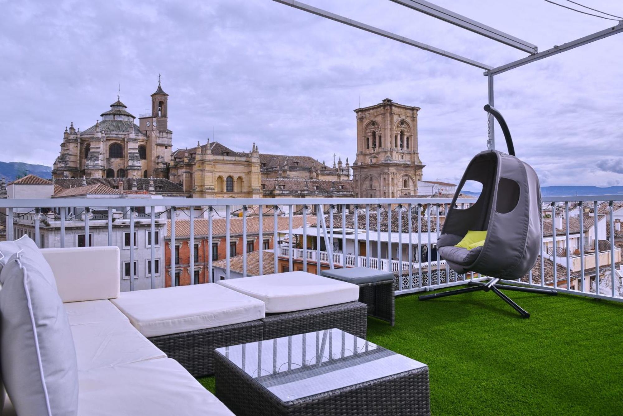 Atico Panorama Catedral Apartamento Granada Exterior foto