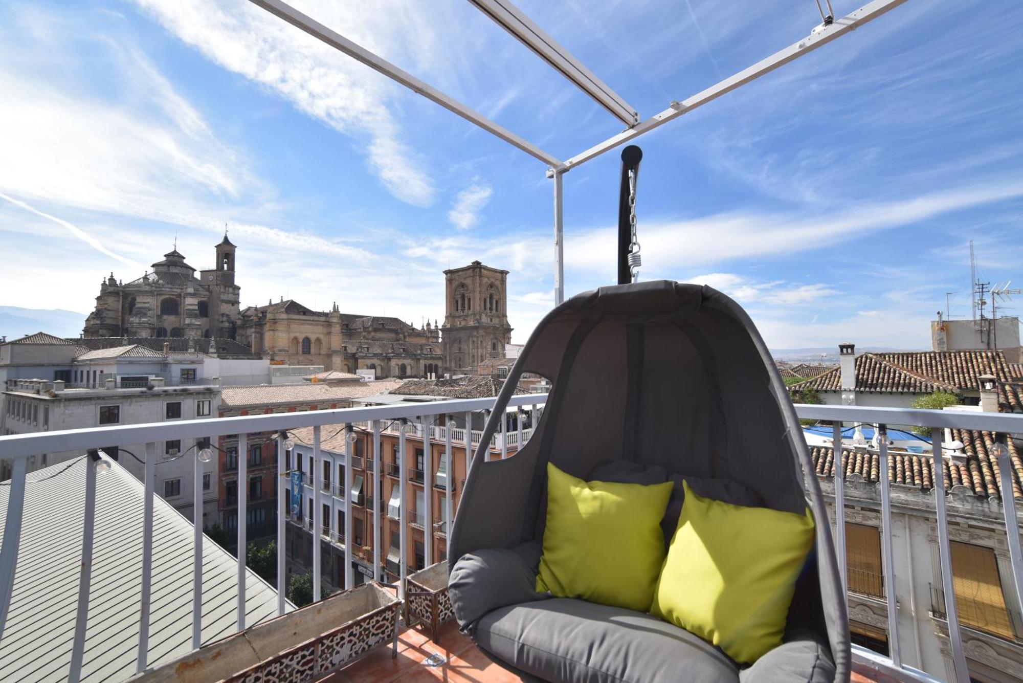Atico Panorama Catedral Apartamento Granada Exterior foto