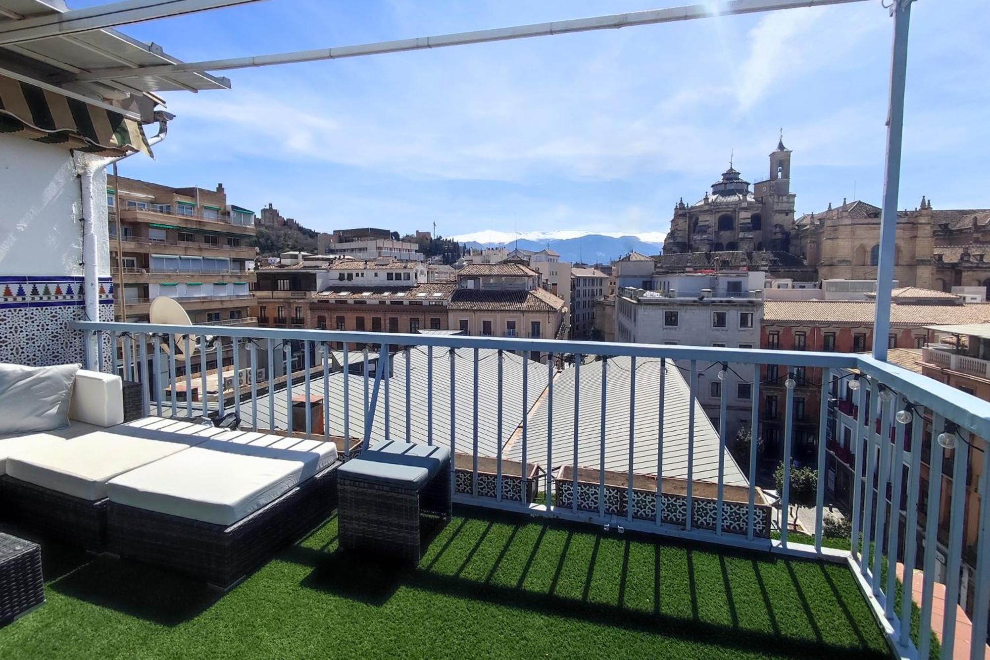 Atico Panorama Catedral Apartamento Granada Exterior foto